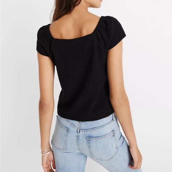 Madewell Texture & Thread Button-Front Top - Picture 2 of 11